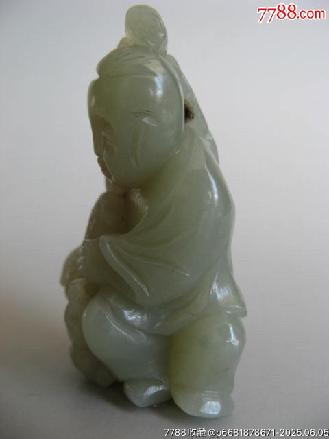 12350J002青白玉老叟童子把件?_價格500元_第5張_7788收藏__收藏熱線