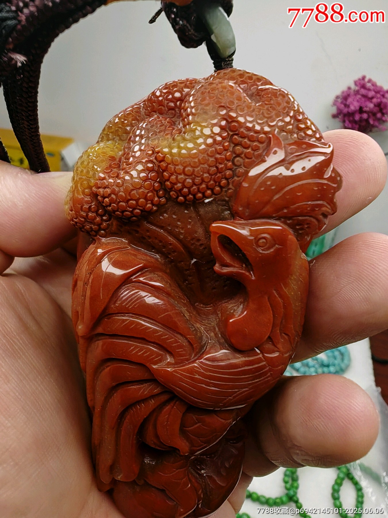 生肖雞南紅_價(jià)格618元【英念文玩】_第6張_7788收藏__收藏?zé)峋€