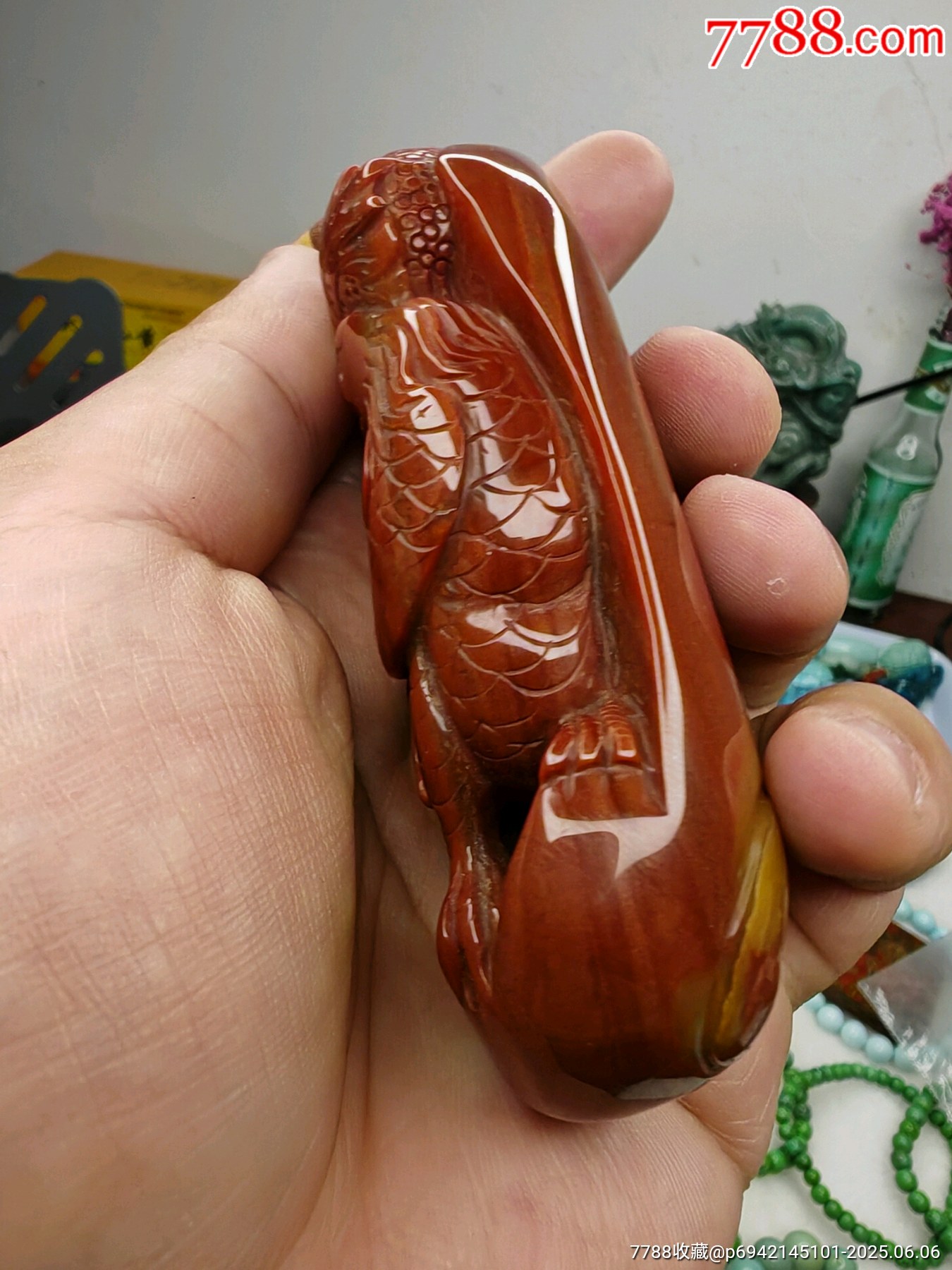 生肖雞南紅_價(jià)格618元【英念文玩】_第14張_7788收藏__收藏?zé)峋€