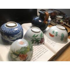 朋友定的五件套瓷器