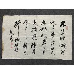 B46206號(hào)書法96×60cm作者：唐云書法竹杖銘不畏崎嶇偕此君