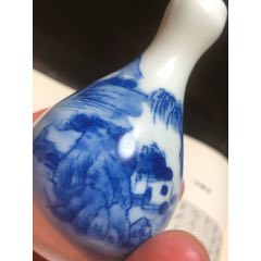 清.乾隆仿成化哥窑青花瓶_青花瓷_颍州泉社【7788旧书网】