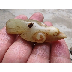 黄玉龍形珮 和田玉 古玉 古玉擺件 中国古玩 中国美術 唐物骨董 G42 黄玉龍形珮 和田玉 古玉 古玉擺件 中国古玩 中国美術 唐物骨董