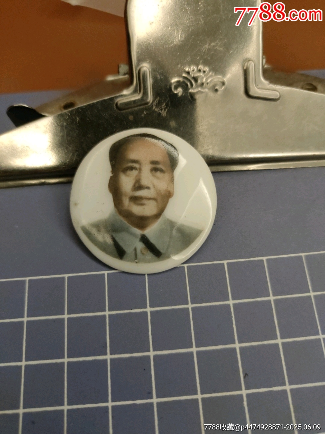 毛主席像章(瓷)(中山裝)_價格25元【西門收藏品書店】_第3張_7788收藏__收藏熱線