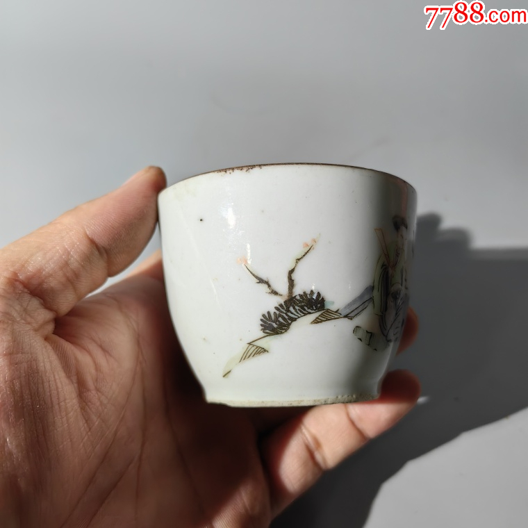 同治粉彩周敦頤愛蓮缸盤碗杯碟壺罐瓶水洗水盂壁掛瓶蓋碗爐_價格300元_第2張_7788收藏__收藏?zé)峋€