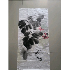 爱新觉罗毓山作品-花鸟国画原作-7788红宝书