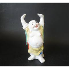 福建会馆游长子造粉彩福禄寿三星瓷塑_雕塑瓷/瓷雕_东来号【7788