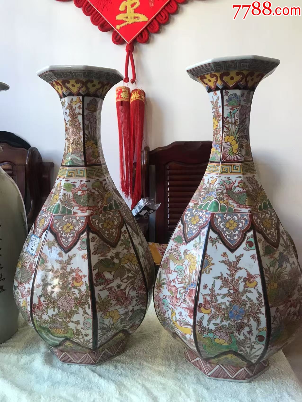 康熙年制珐琅彩对瓶_其他景泰蓝/珐琅_臻品汇推荐【7788红宝书】