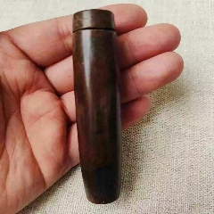 古玩舊藏中醫(yī)老物件竹針筒(se107167598)_雷雷的店