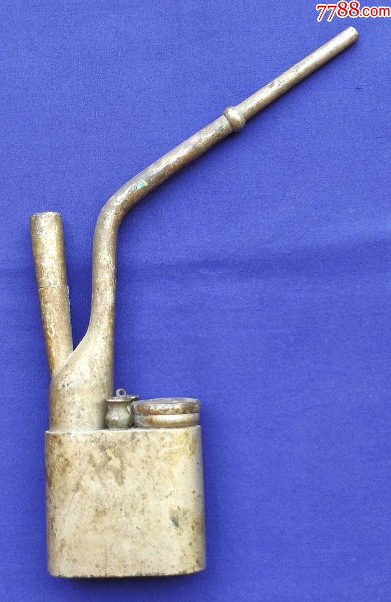 老铜器清朝铜水烟袋_水烟壶/烟袋_聚宝堂收藏【7788红宝书】