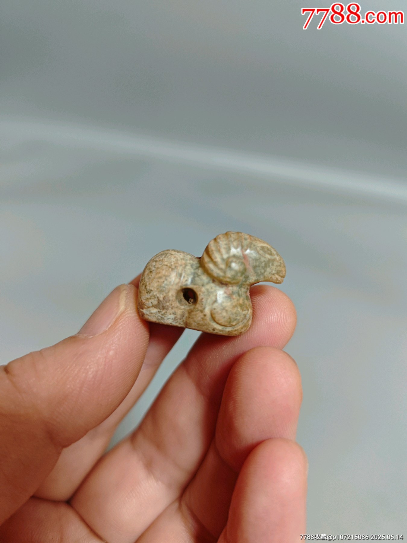 専用物 昔玉石雕刻 和田玉 2個同捆 - 彫刻