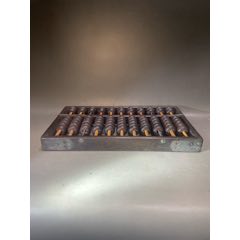 中国 算木花入　f2250224 荷花牌黄花梨算盘-算盘-7788墨盒收藏