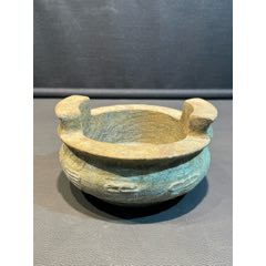 假一罚十:明代象足双耳香炉_铜炉_博雅一品堂【7788旧书网】
