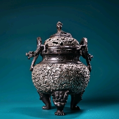 格安 乾隆哥釉开片炉_香炉/香器_贪睡小企鹅的店【7788旧书网】 工芸品