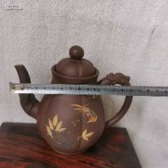 蔡乾元款紫砂山水诗文四方茶壶。_紫砂壶_古臻阁店【7788收藏】