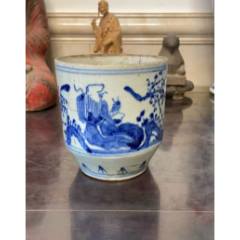 中国　香合　清朝時代　青華 清代香炉。_青花瓷_兴化板桥文玩【7788红宝书】