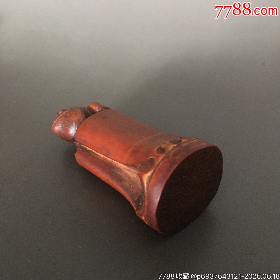 200512J002包漿老熟的老竹根雕擺件青蛙擺件_價格420元【遼南博雅齋】_第9張_7788收藏__收藏?zé)峋€