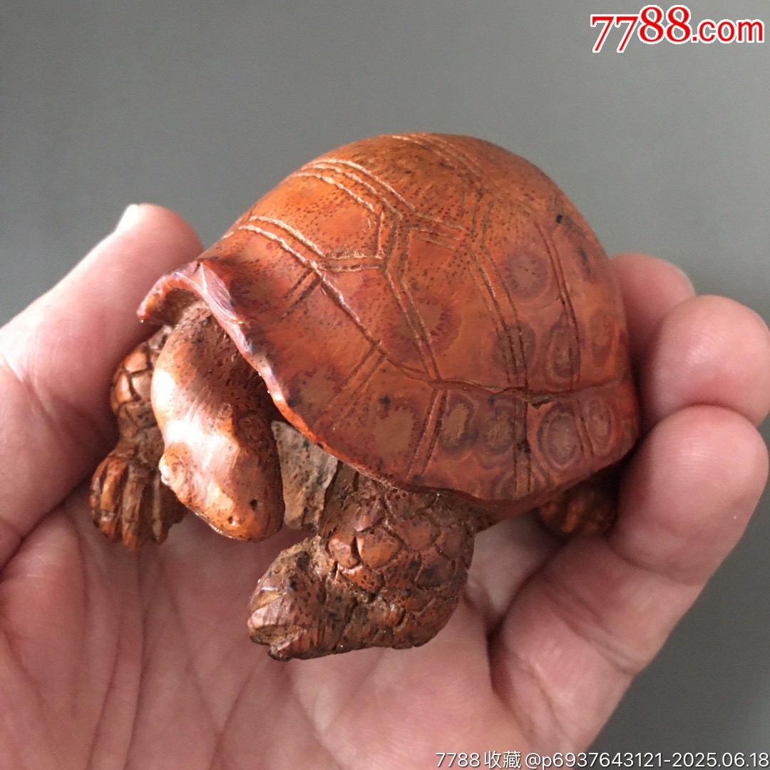 200512J002包漿老熟的老竹根雕擺件長壽龜_價格400元【遼南博雅齋】_第4張_7788收藏__收藏熱線