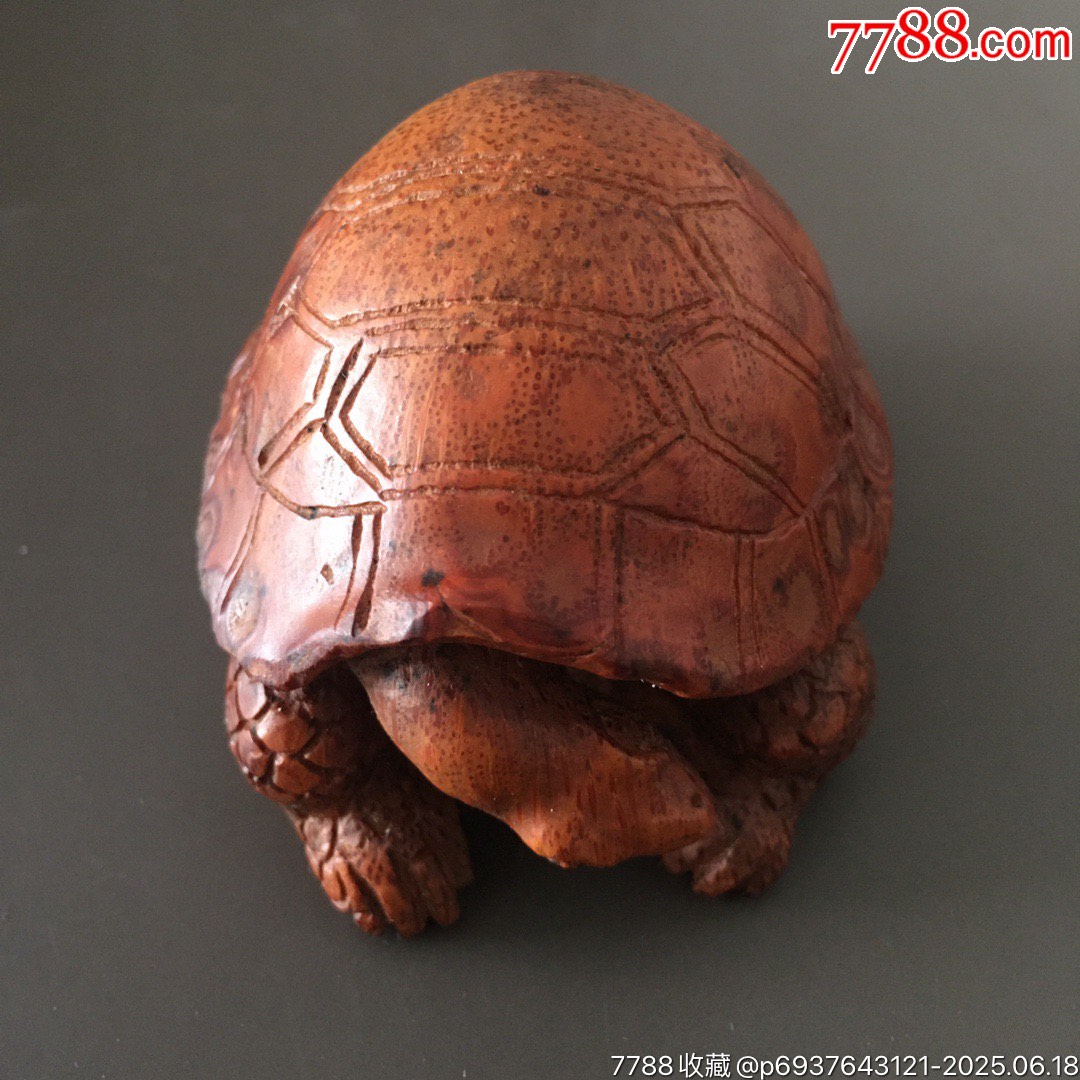 200512J002包漿老熟的老竹根雕擺件長壽龜_價格400元【遼南博雅齋】_第6張_7788收藏__收藏熱線