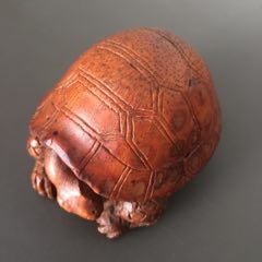 200512J002包漿老熟的老竹根雕擺件長壽龜(se107241912)_遼南博雅齋