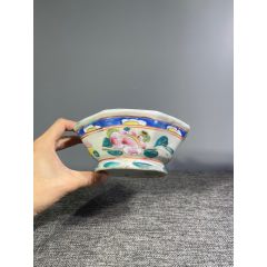 粉彩描金花卉帽筒_旧瓷器_程饶金【7788旧书网】