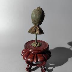 清代銅帽頂包老銅器香爐筆架錢幣鎮(zhèn)尺墨盒銅壺銅座佛像銅雜件