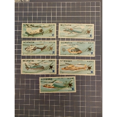 尼加拉瓜1988年直升飛機(jī)7全_西門收藏品書店