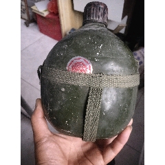 老軍壺水壺綠皮水壺＊隊(duì)水壺，包老包真，_聚鑫院