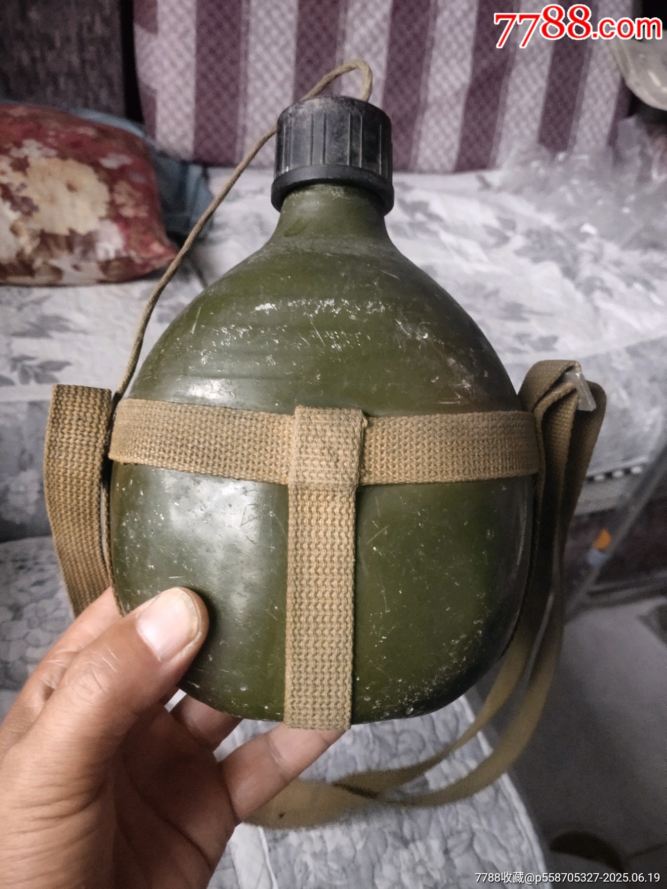老軍壺水壺綠皮水壺＊隊(duì)水壺，包老包真，_價(jià)格38元【聚鑫院】_第1張_7788收藏__收藏?zé)峋€