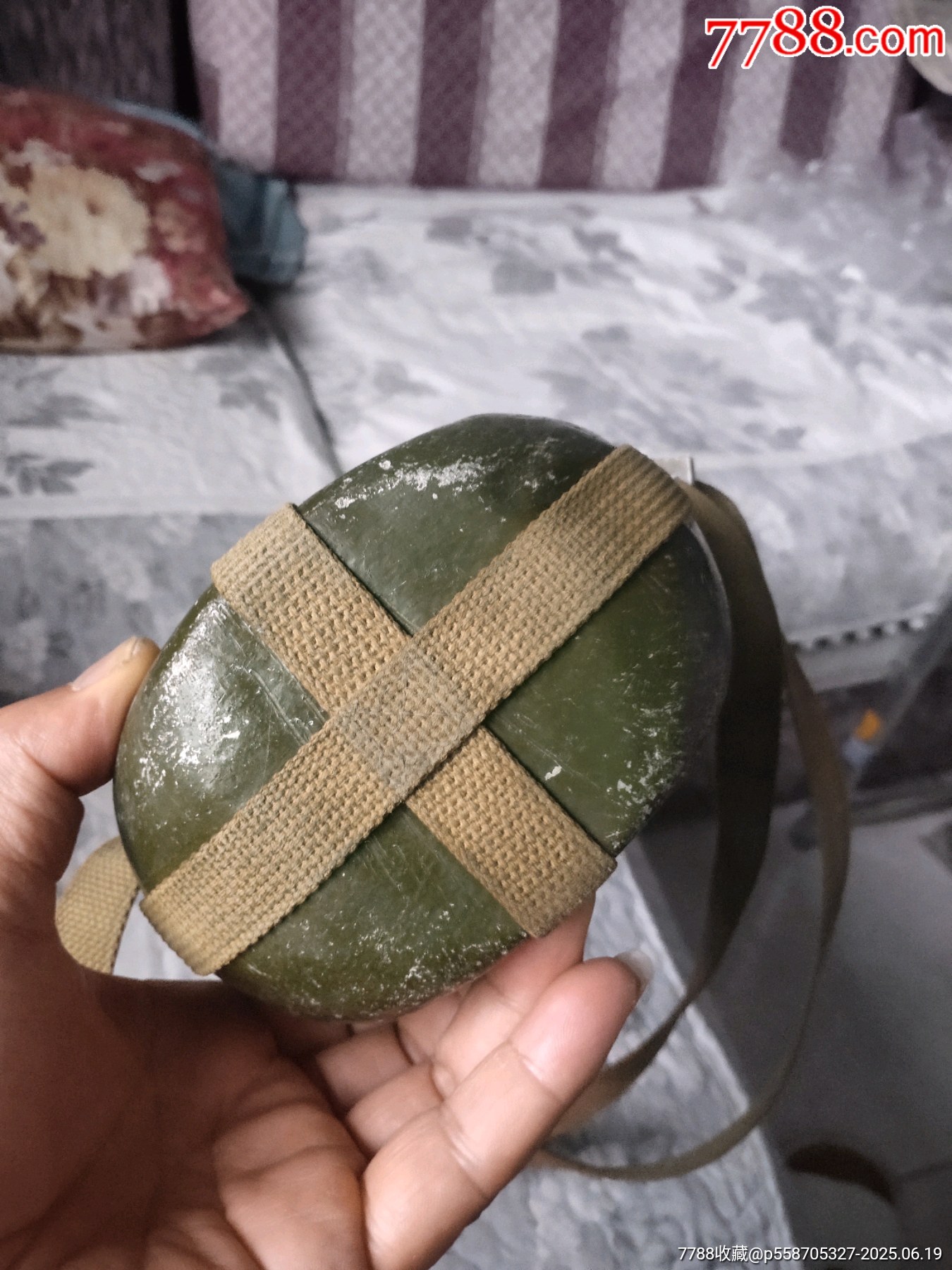 老軍壺水壺綠皮水壺＊隊(duì)水壺，包老包真，_價(jià)格38元【聚鑫院】_第2張_7788收藏__收藏?zé)峋€