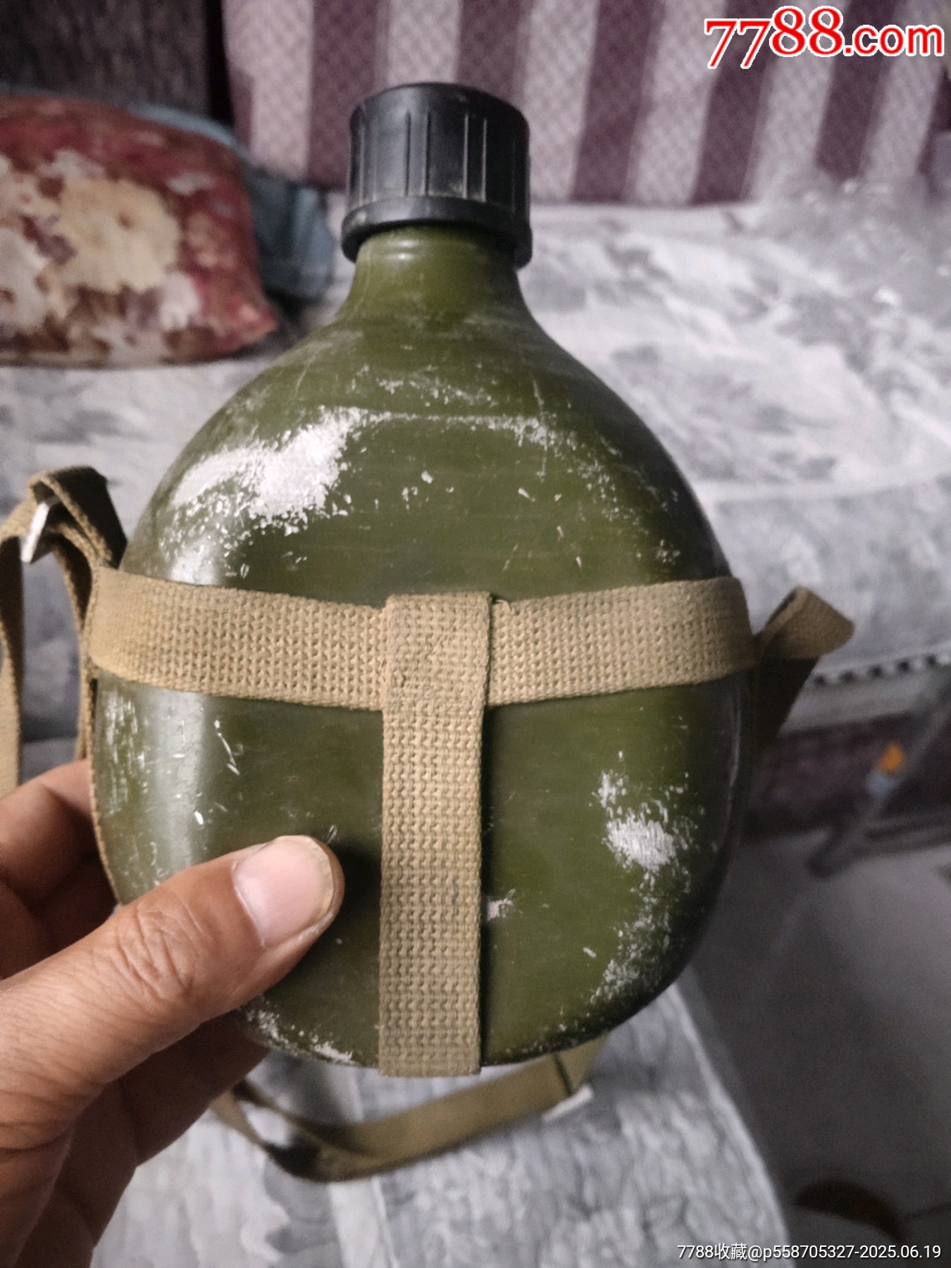 老軍壺水壺綠皮水壺＊隊(duì)水壺，包老包真，_價(jià)格38元【聚鑫院】_第4張_7788收藏__收藏?zé)峋€