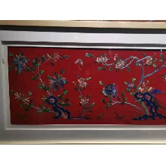 清代花鸟刺绣_粤绣画/潮绣画_大秦典藏【7788红宝书】