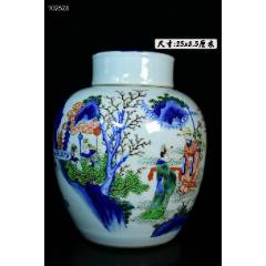 大清乾隆黄珐琅彩描金花鸟双耳葫芦扁瓶尺寸：34.5×19.5cm_彩绘瓷/彩瓷_