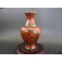 双龙戏珠景泰蓝瓶【铜胎】【】_其他景泰蓝/珐琅_怀旧时光古玩店【7788