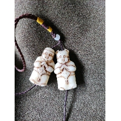 両面彫刻古銭玉 中国玉 縁起物 金運 美術品 中国古玩 お守り