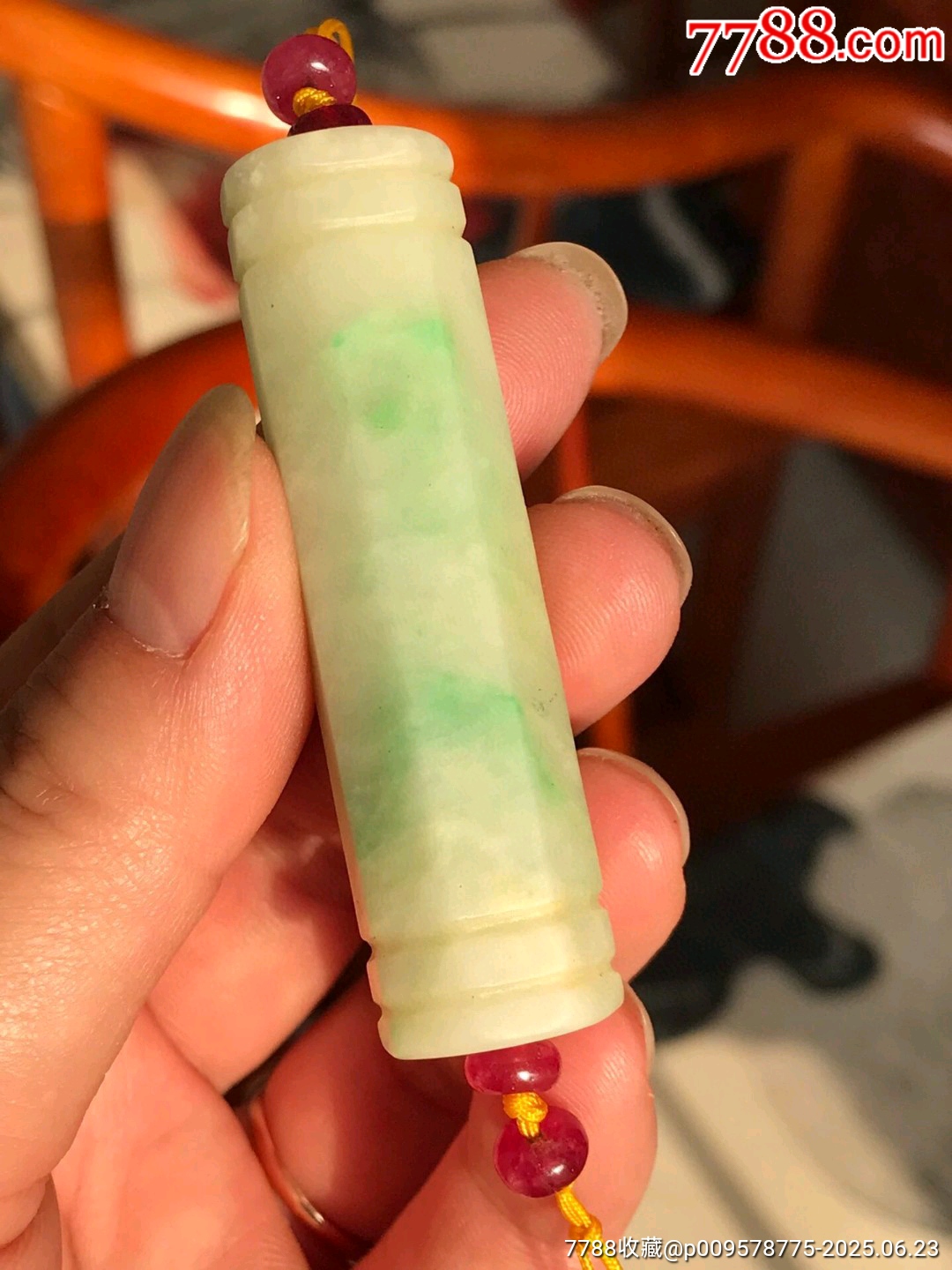 古玩舊藏清代老翡翠八棱勒子_價(jià)格11200元_第3張_7788收藏__收藏?zé)峋€