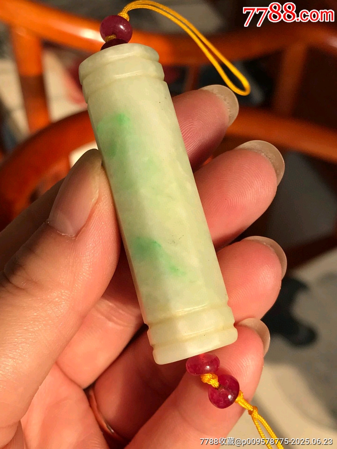 古玩舊藏清代老翡翠八棱勒子_價(jià)格11200元_第5張_7788收藏__收藏?zé)峋€