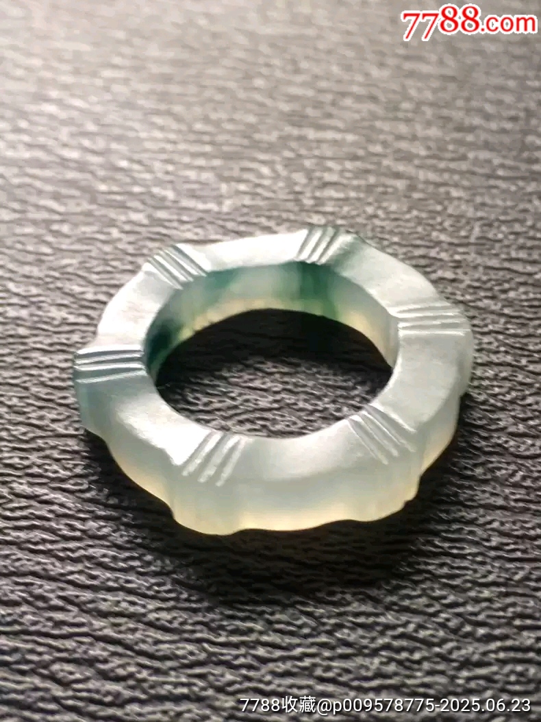 古玩舊藏老翡翠飄花竹節(jié)環(huán)_價(jià)格1680元【雷雷的店】_第1張_7788收藏__收藏?zé)峋€