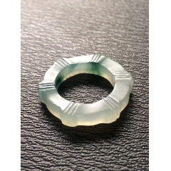 古玩舊藏老翡翠飄花竹節(jié)環(huán)(se107319037)_雷雷的店