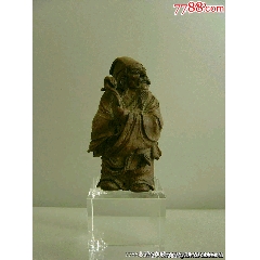 清竹雕人物-竹雕像-7788旧书网