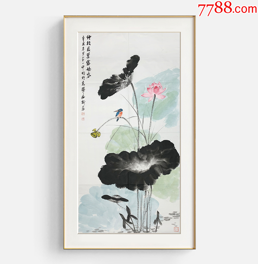 008吕一中01【花鸟图】69x138cm_花鸟国画原作_图片价格_收藏鉴定_7788