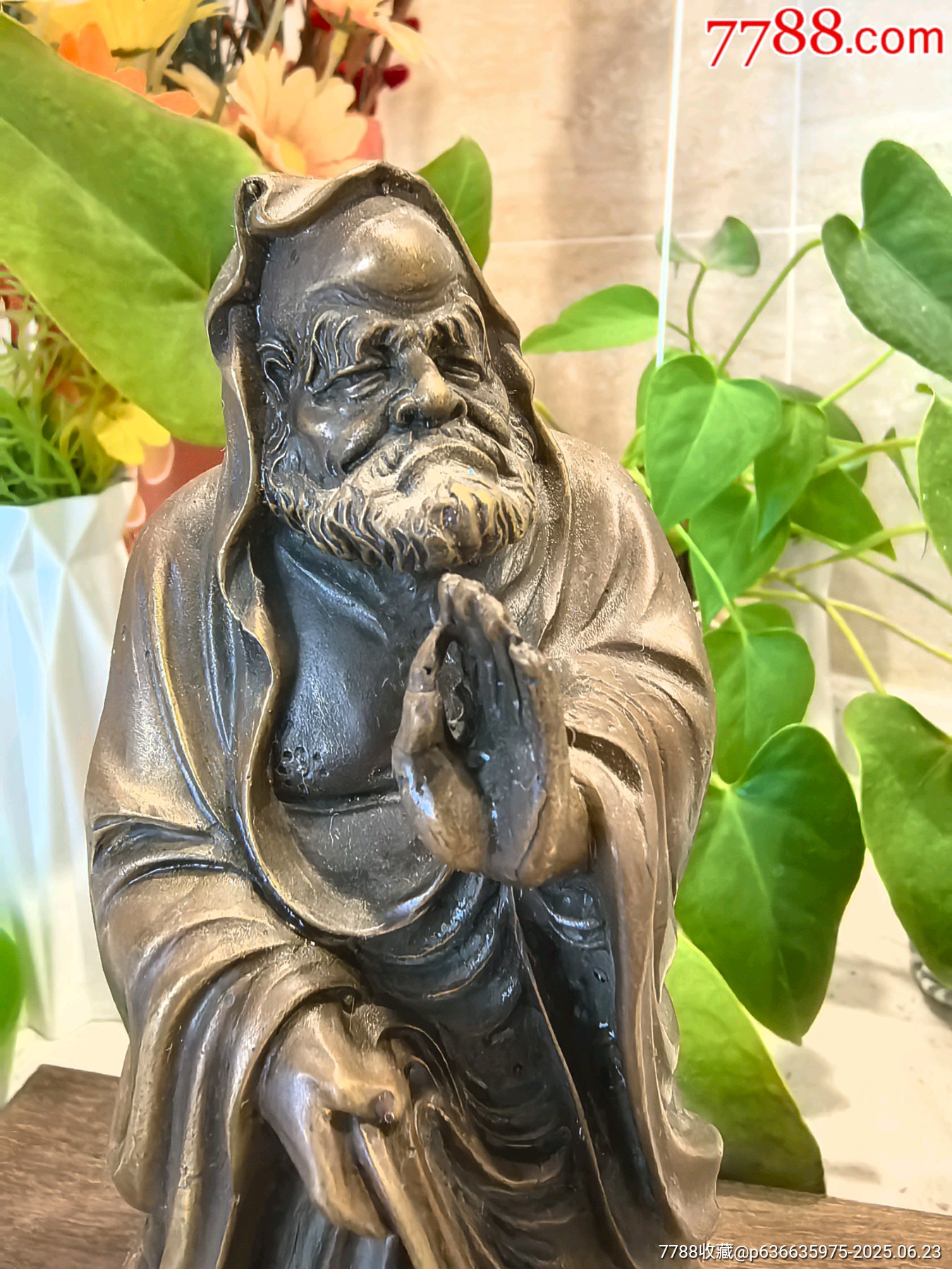 达摩祖师铜像-铜像/铜佛像-7788票证网