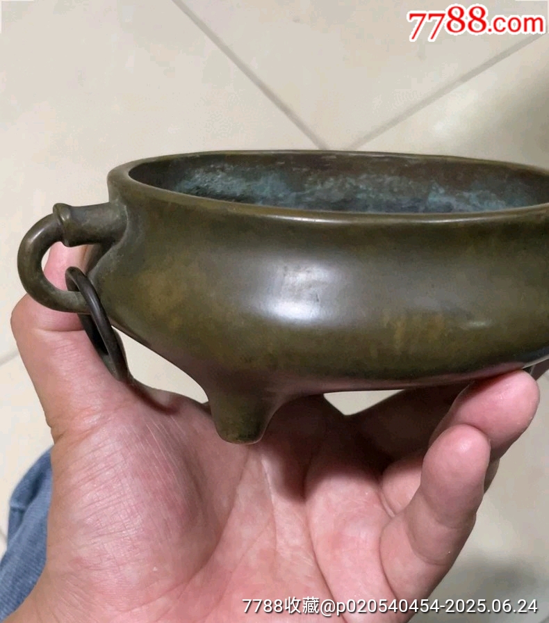 古玩舊藏壓經(jīng)爐帶環(huán)爐_價(jià)格12000元【雷雷的店】_第3張_7788收藏__收藏?zé)峋€