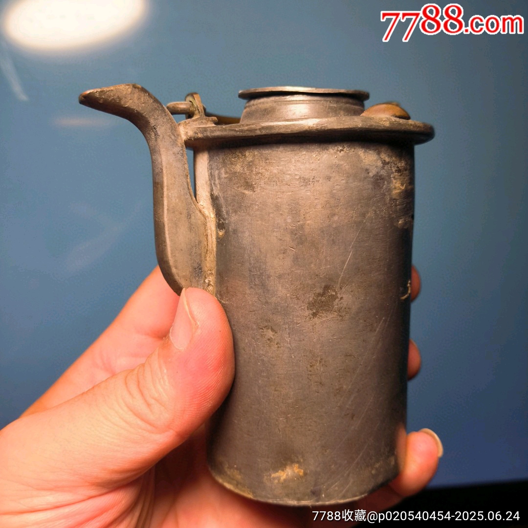 古玩舊藏珍珠底鏨刻錫壺雙旗泉苑茶莊白錫暖壺_價(jià)格3000元【雷雷的店】_第5張_7788收藏__收藏?zé)峋€