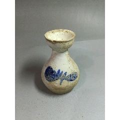 バーゲンで 清代大号青花水盂-青花瓷-7788红宝书 工芸品