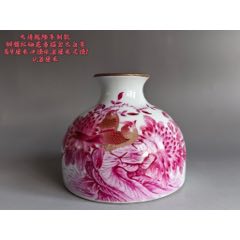 民国粉彩郭子仪拜寿图纹茼形瓷提茶壶_旧瓷器_永盛鑫【7788旧书网】