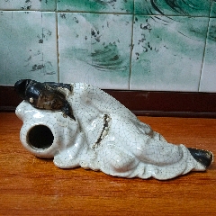 民国粉彩郭子仪拜寿图纹茼形瓷提茶壶_旧瓷器_永盛鑫【7788旧书网】