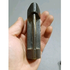 古玩舊藏清代帶款厚重銅鎖(se107349094)_雷雷的店