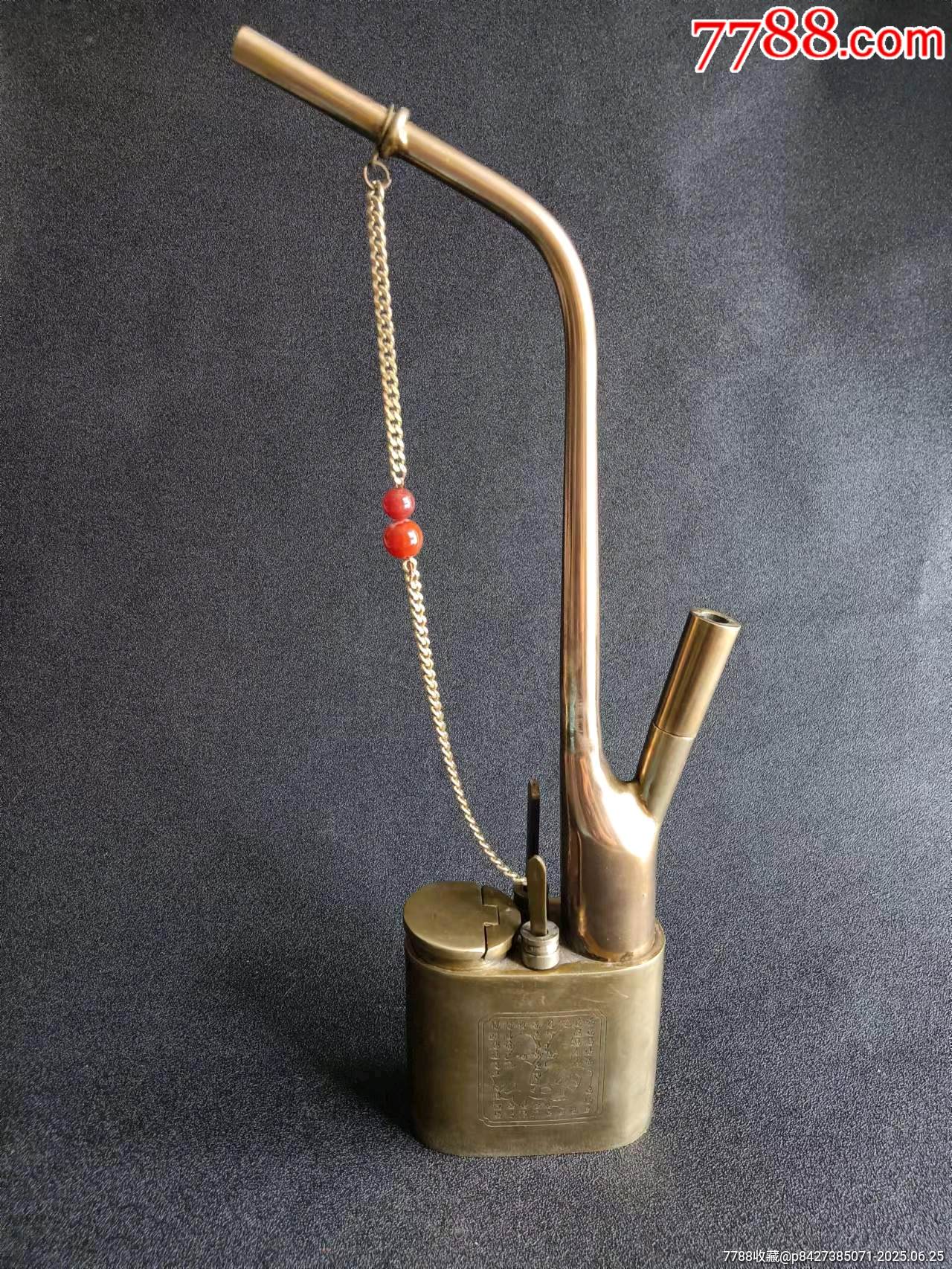 銅器  煙袋  竜紋煙管  水煙袋  水煙壺  煙袋鍋  工芸品美術品 置物 🌿复古潮流！黄铜葫芦水烟壶两用型，烟雾缭绕中的时尚单品