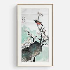 011孙其峰01【花鸟图】52x105cm_花鸟国画原作_鸿雅阁书画廊【7788旧书网】